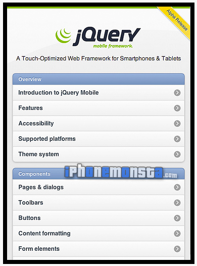 jQuery MobileٷjQuery Mobile